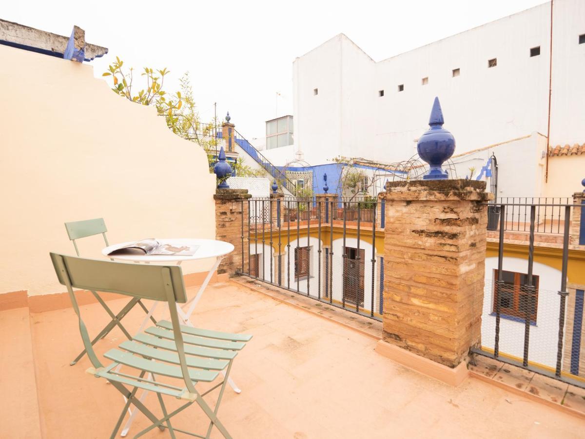 Cl Ubicacion Excelente Y Terraza Comun Junto A La Alfalfa Sevilla Bagian luar foto