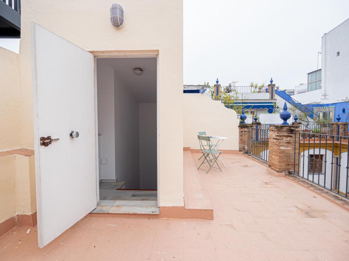 Cl Ubicacion Excelente Y Terraza Comun Junto A La Alfalfa Sevilla Bagian luar foto