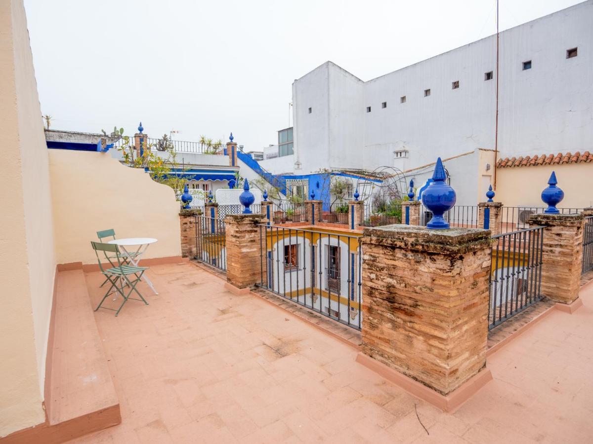 Cl Ubicacion Excelente Y Terraza Comun Junto A La Alfalfa Sevilla Bagian luar foto